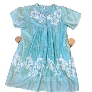 Anthony Richards Floral Muumuu Kaftan House/Patio Dress 4X Hawaiian 297C